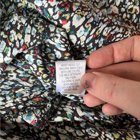 Simply Vera / Vera Wang Sleeveless Fit & Flare Dress sze M Floral Multicolor - Picture 13 of 13